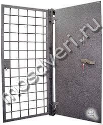 Серебристая дверь в КХО с порошковым окрасом КХО-7 - купить от производителя Мосдвери Серебристая дверь в КХО с порошковым окрасом КХО-7