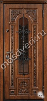 Элитная металлическая дверь с элементами ковки - купить от производителя Мосдвери Элитная металлическая дверь с элементами ковки