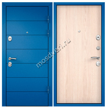 Синие входные двери в квартиру SVK-08 - купить от производителя Мосдвери Синие входные двери в квартиру SVK-08